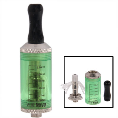 CE9 5ML Cotton-free Detachable E-Cigarette Atomizer with A Scale (Green)